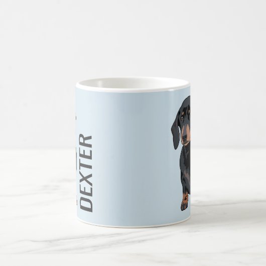 Dackel Haustier | Niedlicher Wursthund Kaffeetasse (Mittel)