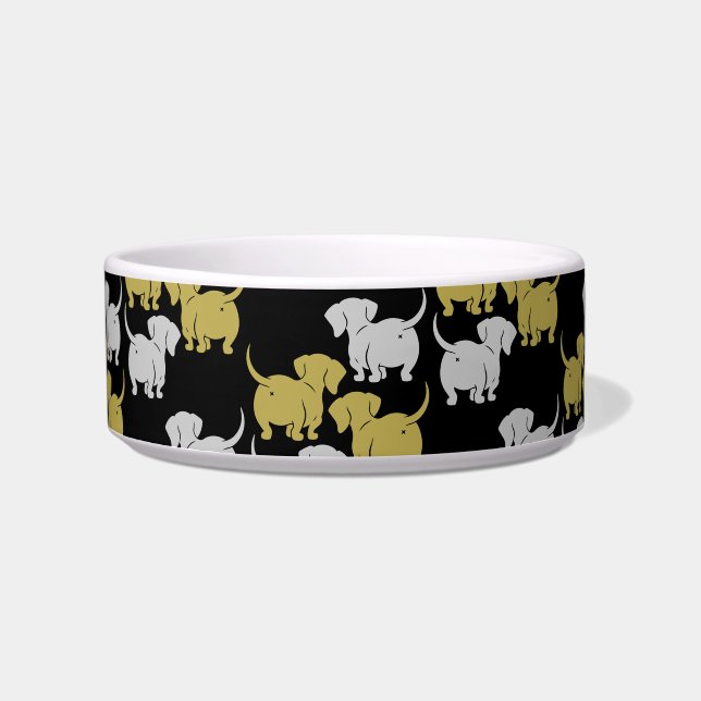 Dackel Haustiere Hunde Geschenke Napf (Vorderseite)