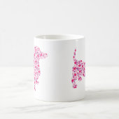 Dackel Hearts Kaffeetasse (Mittel)