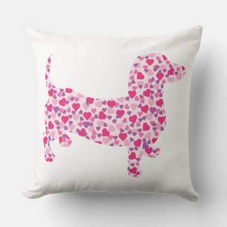 Dackel Hearts Kissen