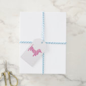 DACKEL-Herz Geschenkanhänger (Mit Garn)