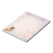 Dackel Herz Mama Notizblock (Rotiert)