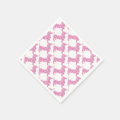 DACKEL-Herz Serviette (Ecke)