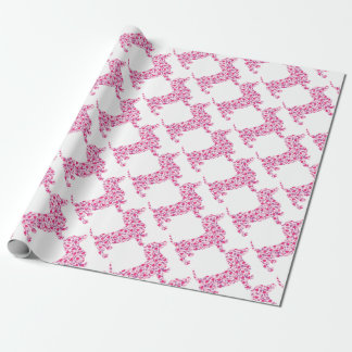 Dackel-Herzen Geschenkpapier