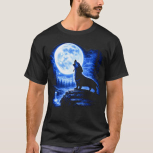 Dackel heult Mond Lustiger Wiener Hund Wurst T-Shirt