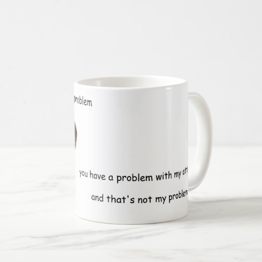 Dackel Höhe Kaffeetasse (VorderseiteRechts)