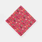 Dackel Holiday Paper Napkins Serviette (Ecke)