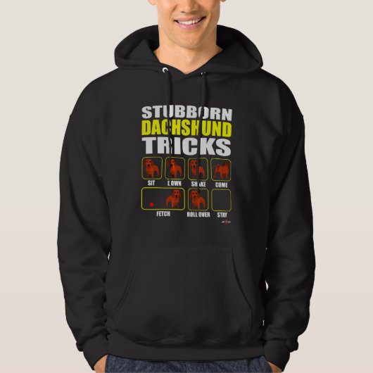 Dackel Hoodie (Vorderseite)