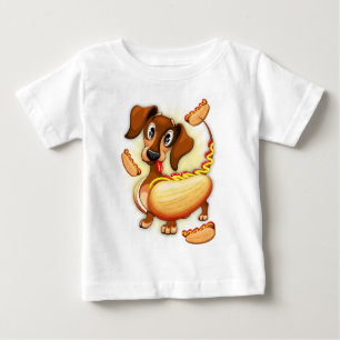 Dackel Hot Dog Baby T-shirt