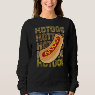 Dackel Hot Dog für einen Hot Dog 1 Sweatshirt
