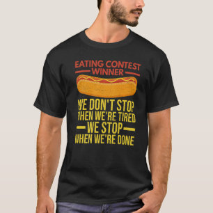 Dackel Hot Dog für einen Hotdog-Eating-Gewinner T-Shirt