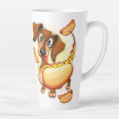 Dackel Hot Dog Milchtasse (Rechts)