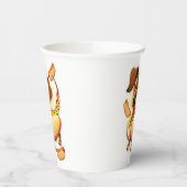 Dackel Hot Dog Pappbecher (Links)