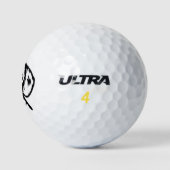 Dackel Hound Hund Golfball (Logo)