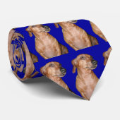 Dackel-hübsche Pose-Krawatte Krawatte (Gerollt)