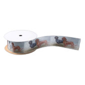 Dackel Hund Art Ribbon Satinband (Spule)