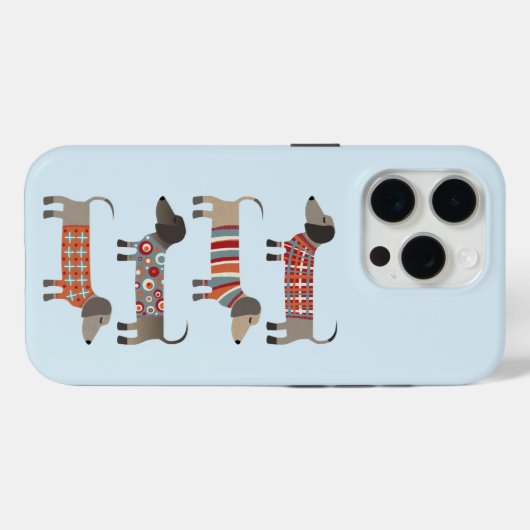 Dackel Hund Case-Mate iPhone Hülle (Rückseite (Horizontal))