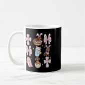 Dackel Hund Dackel Coquette Bow Christliche Dackel Kaffeetasse (Links)