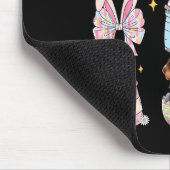 Dackel Hund Dackel Coquette Bow Christliche Dackel Mousepad (Ecke)