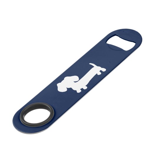 Dackel Hund Dackel Küche Flaschenöffner (Vorderseite Schrägansicht)