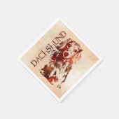 Dackel Hund - Dackel Serviette (Ecke)