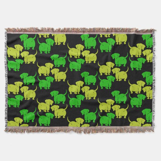 Dackel Hund Decke (Vorderseite)