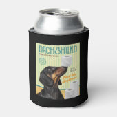 Dackel Hund Dosenkühler (Kanne Vorderseite)