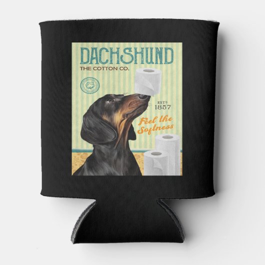 Dackel Hund Dosenkühler (Vorderseite)
