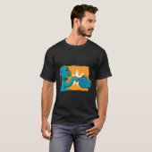 Dackel Hund Faustschlag T-Shirt (Vorne ganz)