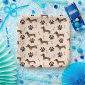 Dackel Hund Geburtstag Pappteller (Party)