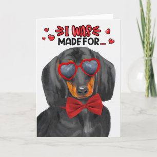 Dackel Hund gemacht für die Liebe Sie Valentine Feiertagskarte