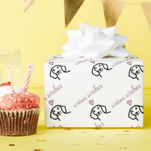 Dackel Hund Geschenkpapier (Geburtstagsparty)