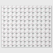 Dackel Hund Geschenkpapier (Flach)