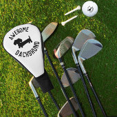Dackel Hund Golfer Geschenk Dackel Vater oder Dack Golf Headcover