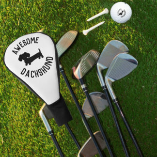 Dackel Hund Golfer Geschenk Dackel Vater oder Dack Golf Headcover