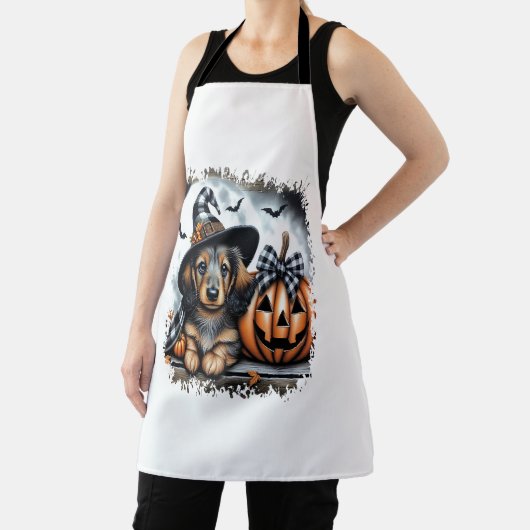 Dackel Hund Halloween Schürze (InSitu)