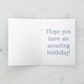 Dackel Hund HBD Karte (Innenseite)