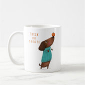 Dackel Hund Herbst Herbst Kaffeetasse (Links)