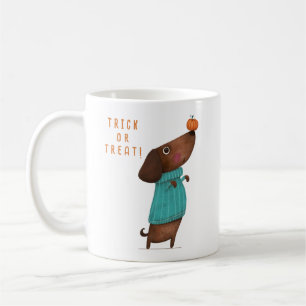 Dackel Hund Herbst Herbst Kaffeetasse