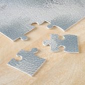 Dackel Hund in Sledge Lass es Schnee Weihnachten Puzzle (Seite)