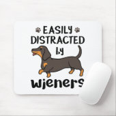 Dackel Hund leicht von Dackeln abgelenkt Mousepad (Mit Mouse)