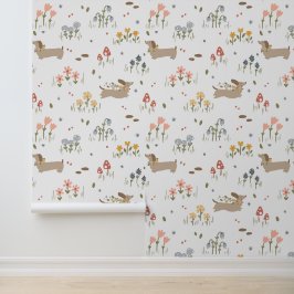 Dackel Hund Lover Kinderzimmer Kinder Schlafzimmer Tapete