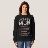Dackel Hund Mama Hundebesitzer Sweatshirt (Vorne ganz)