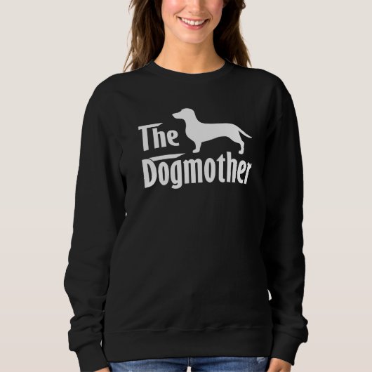Dackel Hund Mama Muttertag Sweatshirt (Vorderseite)