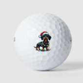 Dackel Hund Mama Weihnachtsbesitzer Geschenk Golfball (Vorderseite)