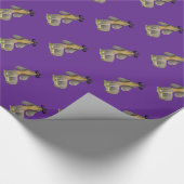 Dackel-Hund Mustache Dackel Papier Geschenkpackung Geschenkpapier (Ecke)