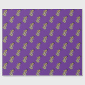 Dackel-Hund Mustache Dackel Papier Geschenkpackung Geschenkpapier (Flach)