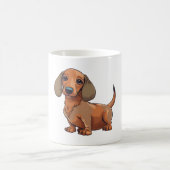 Dackel Hund Niedlich Kaffeetasse (Mittel)