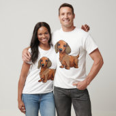 Dackel Hund Niedlich T-Shirt (Unisex)