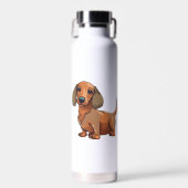 Dackel Hund Niedlich Trinkflasche (Vorne)